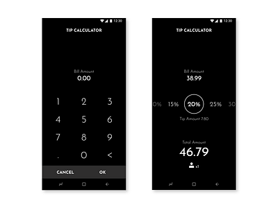 DailyUI 004 - Calculator