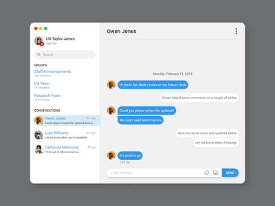 DailyUI 013 Messaging adobe xd chat app dailyui dailyui 013 messaging app