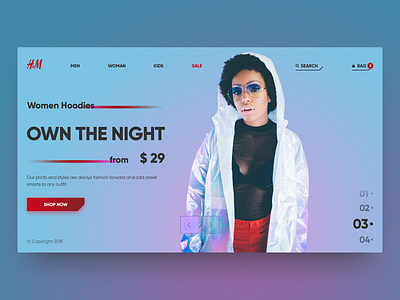 H&M desktop website clean concept design desktop e comerce fashion grid header design minimal re design typography ui ux web web shop web site