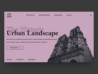 Unesco Dribbble Shot Represent