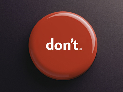 don't button circle dont red vekta