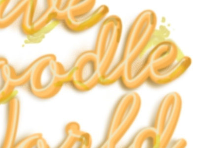 Brave Noodle World handsome pro kerned events noodles ramen type typography