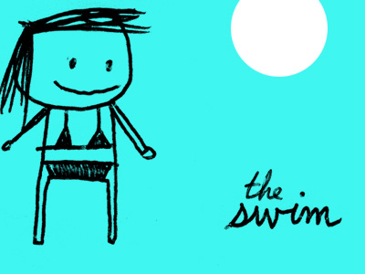 The Swim blue book drawing swim ugly