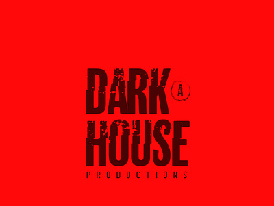 A Dark House Logo animation app branding design icon illustration logo production typography ui ux vector