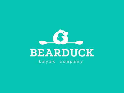 BEARDUCK kayak company bear bearduck brandbook branding design duck graphic design illustration kayak kayak company logo typography ui ux vector