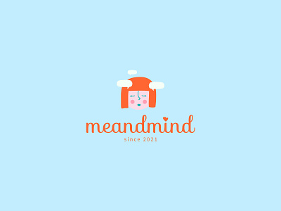 meandmind brandbook branding design face girl graphic design illustration logo mind notebook typography ui ux vector