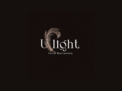 U light brandbook branding design feather graphic design hairdresser illustration light lihgtness logo style stylist typography u logo ui ux vector