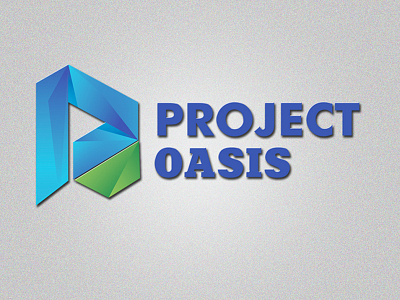 Logo Project Oasis branding logo vector