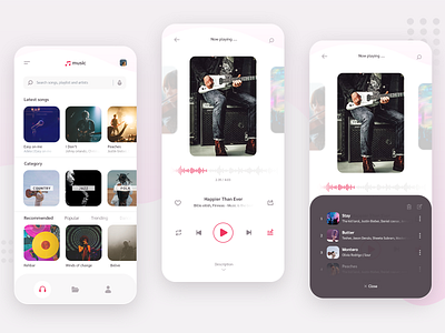 Music Player App (Concept) audio media music music player