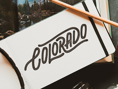 Colorado lettering type typography