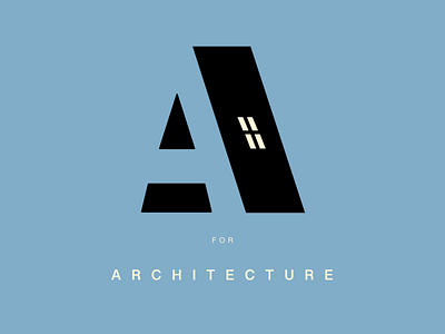 A for Architecture art caligraphy logo logodesign logos typography typography art