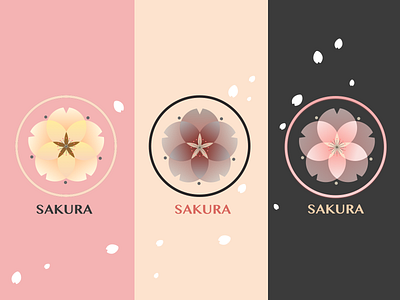 SAKURA design icon illustration vector web