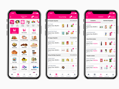 Yemeksepeti Banabi Redesign groceryapp mobileapp ui