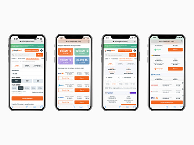 Loan Compare Mobile Site Redesign ui