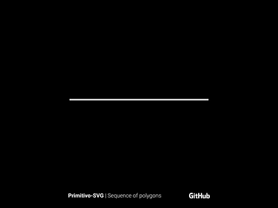 Primitivo-SVG. Sequence of polygons. animation code codesandbox creativecoding generative github library monochrome motion motiongraphic polygon polygons react reactjs svg svg animation web web design webdesign website