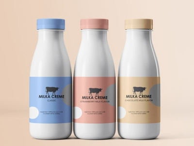 Milka Creme marketing marketing agency logo design branding graphic design creative illustration design branding