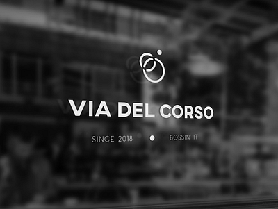 Via Del Corso Designed by Workdog branding creative design graphic design logo logo design logo design branding marketing marketing agency