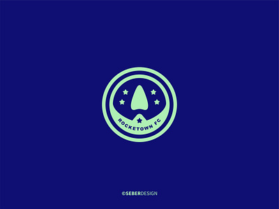 ⚽️RockeTown FC Logo⚽️ design illustration logo logo design logotype sport sports sports branding sports design sports logo
