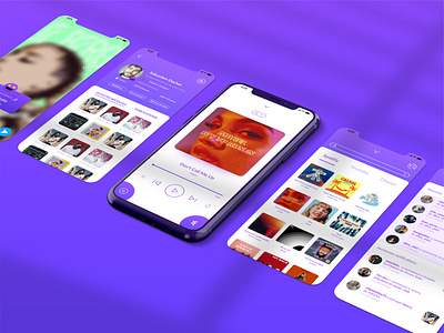 2 - Music App Design - Mooddy app design app designer app designers branding design mobile mobile app design music music app music app design ui ui design ui ux uidesign ux design ux ui design ux ui designer