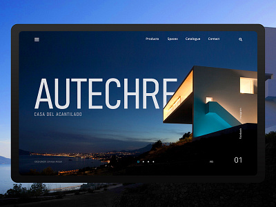 Autechre (main page design concept)