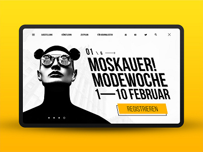 Moskauer! Modewoche — main screen