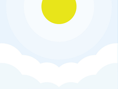 Afternoon design flat icon illustration vector web