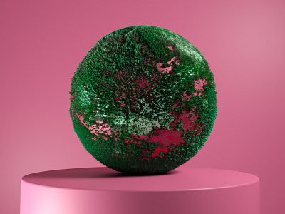 Emerald x Pink 3d 3d art 3d artist 3ddesign abstract design experiment illustration mograph render test