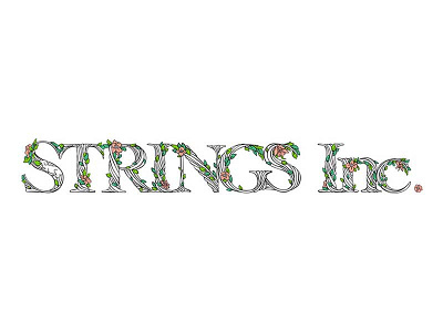 Strings Inc. Logo deisgn ci corporate design logo logodesign typo
