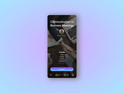 Course Overview of SWAP The Social Learning Network app bitbithooray branding course dark design elearning minimal mobile pwa ui ux