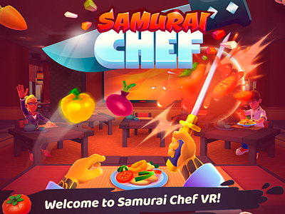 samurai chef game game art