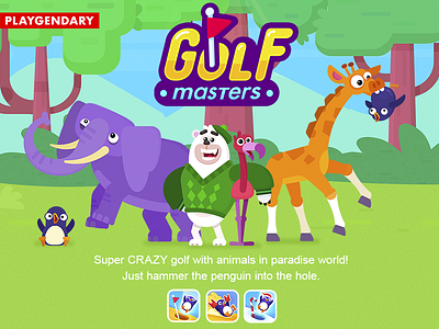 Golfmasters game game art