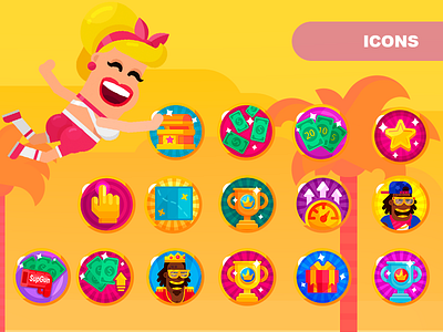 Icons game game art gamedesign gamedev icons