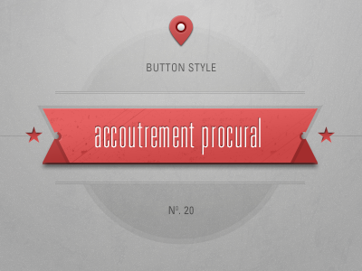 Accoutrement Procural button texture ui