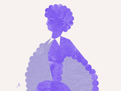 Stella character design digitalviolet fashion fashion illustration graphic illustration pattern print vector violet