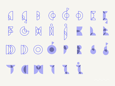 Kółko / Circle font alphabet bauhaus circle design font geometry graphic letter lettering line marmarka minimal simple type typeface typography vector