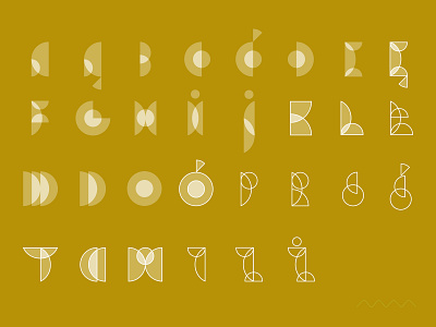 Kółko / Circle font