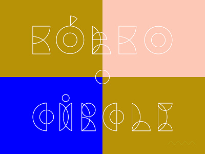 Kółko / Circle font