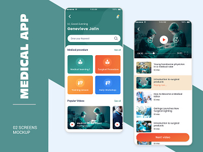 MedLearn - The Medical eLearning App app medical design iso app medical ui android eleanring medical app elearning medical app ui medical app ui medical app ux