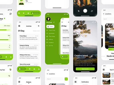 Camping App UI Concept - Ready for resale!