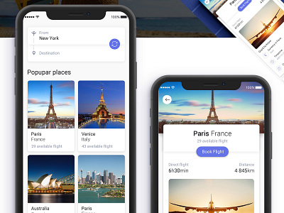 Material Design Flight Booking App PSD android app app apps application design flat free psd ios iphone xs iphone xs max iphone xs mockup psd ui ux