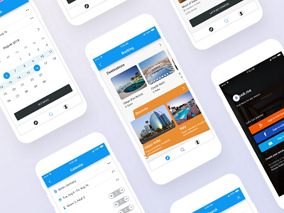 Hotel Booking app for Mobile UI