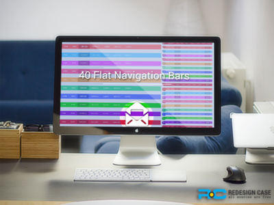 40 Flat Navigation Bars