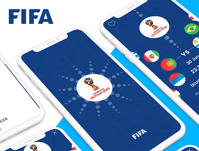 FIFA World Cup Russia 2018 App UI android app app apps application booking app flight booking app free psd ios profile psd user profile