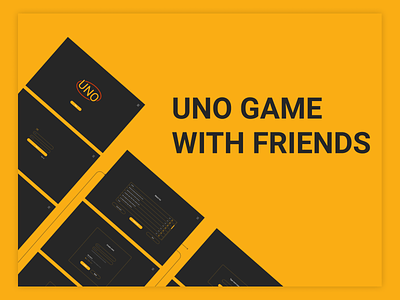 Web Game UNO desktop game gray ui uno ux web app web design web game web ui yellow