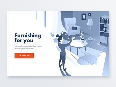 Furniture for you app ar art artist augmented reality branding design flat furniture icon illustration interior logo pro create sketch ui ux vector web