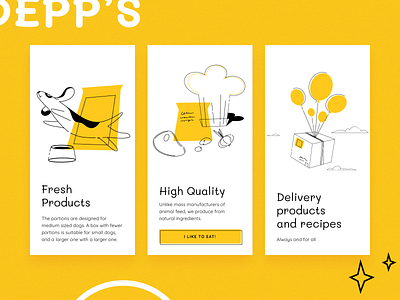 Dog food with delivery app art delivery design dog flat food fresh icon illustration kitchen pet products sketch ui ux vector