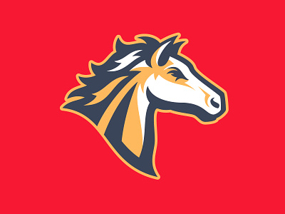 Mustang athletic bronco graphic horse illustration logo mascot mustang school sketch sport sports wip
