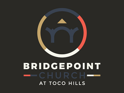 Bridgepoint Church Logo on a Dark BG