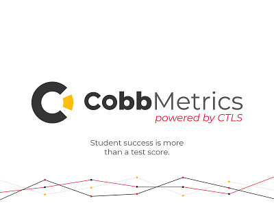 Cobb Metrics Logo brand design digital education elements identity initiative lockup logo mark modern school