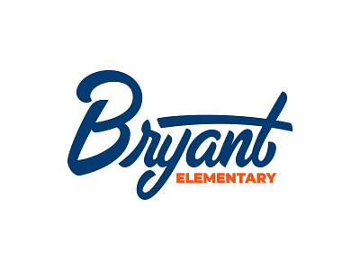 Bryant Script handlettering handtype lettering logo school script vector